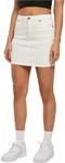 Urban Classics Damen Ladies Organic Stretch Denim Mini Skirt 34 Offwhite raw