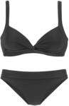 Lascana Damen Triangel-Bikini | wattierte Cups, Hose mit Umschlagbund,...