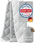 Welldora OPTICLIMA Allergiker Bettdecke 200x200, Premium Winterdecke | Warme Decke