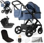 Bergsteiger Nizza 3 in 1 Kinderwagen, Kombikinderwagen Komplettset, Auto-Babyschale,