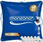 MONZANA&reg; 6X Poolkissen Winter XL Chlorbest&auml;ndig Seil PVC Verst&auml;rktes...