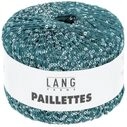 Lang Yarns Paillettes 39.0088 - petrol/silber