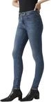 Levi's Damen Jeanshose 721 mit Stretch-Anteil, Skinny Fit, Blau (Blue Wave Dark),