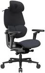 ThunderX3 Flex Pro Loft Gaming Stuhl Grau | ergonomischer B&uuml;rostuhl mit Bezug aus