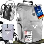 Valkental - 3in1 Reflektierende Fahrradtasche - Hochwertig & Robust - 23L - Geeignet