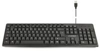 Gembird Multimedia Tastatur &ndash; Kabelgebundene USB‑Tastatur, Standardgr&ouml;&szlig;e,