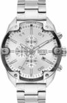Diesel Spiked Uhr f&uuml;r M&auml;nner, Quarz-Chronographenwerk mit Edelstahlarmband