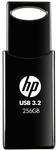HP 712w USB 3.2 Gen 1 Flash Drive 256GB, schwarz, bis zu 120 MB/s Lesegeschwindigkeit