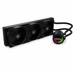 Wasserk&uuml;hlung 360 mm AIO, 250 W TDP, 3x120 mm PWM, ARGB, Schwarz, AM5 26 dB 