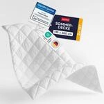 Blumtal Sommerdecke 135x200 cm im 2er Set - Oeko-TEX zertifizierte Sommerdecke