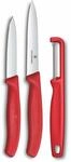 Victorinox Swiss Classic Gem&uuml;semesser Set mit Sparsch&auml;ler, Sch&auml;lmesser und