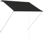 vidaXL Einziehbare Markise 150&times;150 cm Anthrazit
