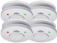 4er-Set SMARTWARES Rauchmelder mit 10 Jahres Batterie - VDs Zertifiziert +