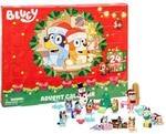Blueys Adventskalender, entdecke hinter den 24 T&uuml;rchen die 4 Mini-Figuren Bluey,