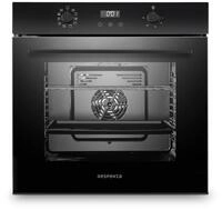 Respekta Glas Einbaubackofen autark / 10 Beheizungsarten/LED Timer & Touch Control /