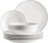 M&Auml;SER Serie Felise, elegantes Speiseservice, Geschirr f&uuml;r 6 Personen, elegant,