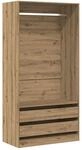 vidaXL Kleiderschrank Artisan-Eiche 100x50x200 cm Holzwerkstoff, Schrank,