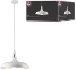 Paulmann 78484 Pendelleuchte Juna E27 max. 20W Wei&szlig; matt, Champagner dimmbar Metall