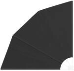 vidaXL Balkon Sichtschutz 140 x 140 cm Polyester Schwarz