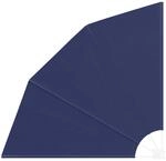 vidaXL Balkon Sichtschutz Marineblau 140 x 140 cm Polyester, Balkon Sichtschutz,