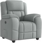 vidaXL Relaxsessel Hellgrau Stoff, Sessel, TV Sessel, Sessel verstellbar,