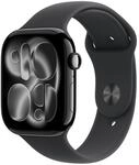 Apple Watch Series 11 GPS 46 mm Smartwatch mit Aluminiumgeh&auml;use in Diamantschwarz