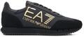 EA7 Herren Turnschuhe Mit Gro&szlig;em Logo, Black/Gold