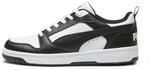 PUMA Rebound V6 Low Unisex Sneaker , Puma White Puma Black Puma White, 38.5 EU