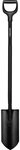 Fiskars Ergonomic Pro Drainage Schaufel Schwarz