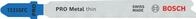 Bosch 5x PRO Metal thin T121GFC Stichs&auml;geblatt (f&uuml;r Stahlbleche, Stahlbleche,
