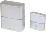 LEGRAND, Funkklingel-Set Premium batteriebetrieben mit MP3-Funktion, 1x wasserdichtem