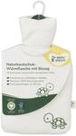 GR&Uuml;NSPECHT Naturkautschuk-W&auml;rmflasche mit Bezug, 100% Baumwolle, 0,6 Liter