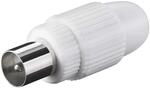 Koaxial Stecker 9.5 mm Schraubbefestigung