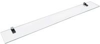 FACKELMANN Glasablage 100 cm/Wandregal f&uuml;r Badaccessoires/Ma&szlig;e (B x T): ca. 100 x