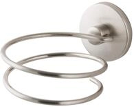 Fackelmann Haartrockner-Halter FUSION, vernickelter F&ouml;nhalter, Wandhalter (Farbe: