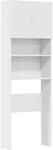 vidaXL Waschmaschinenschrank Wei&szlig; 64x24x190 cm Holzwerkstoff