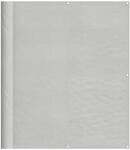 vidaXL Balkon-Sichtschutz Hellgrau 120x400 cm 100% Polyester-Oxford