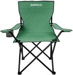 24MOVE&reg; Faltstuhl gr&uuml;n Campingstuhl Anglerstuhl mit Getr&auml;nkehalter -...