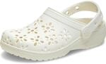 Crocs Classic Floral Cut-Out Clog 42-43 EU Chalk