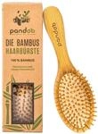 pandoo Bambus Haarb&uuml;rste mit Bambusborsten &ndash; Paddle Brush