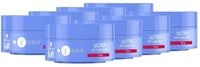 Schwarzkopf TAFT Ultra Styling Wax (8 x 75ml), Haarwax bis zu 24h Kontrolle flexibler