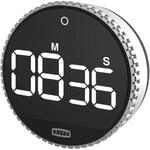Xavax Timer digital mit Magnet f&uuml;r Backofen, Sport oder Desktop, Eieruhr magnetisch