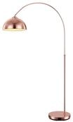 Globo Elegante Bogen Steh Stand Leuchte Lampe Kupferfarbig 1x E27...