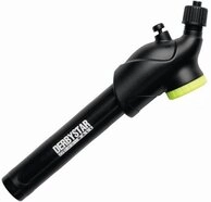 Derby Star Ball Pump with Pressure Gauge Black/Yellow
