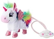Simba PetZoo Rainbow Unicorn, Spielzeug Haustier, mit Regenbogen-LED Kabelsteuerung,