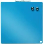 Nobo Quadratisches Magnetisches Mini-Whiteboard, Rahmenlos, Trocken Abwischbar,