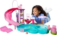 Barbie Traumpool Spielset mit sechs Spielbereichen, einschlie&szlig;lich Rutsche und
