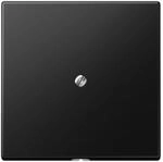 Jung LS990ASWM Platte mit Kabelausgang, schwarz matt