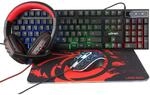 Ultron Hawk Tastatur Maus Set Gaming 4 in 1 PC Pack Combo - RGB