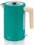 briebe Nordic Wasserkocher 1,7L Elektrischer Teekocher 2200W Schnell Aufheizender,